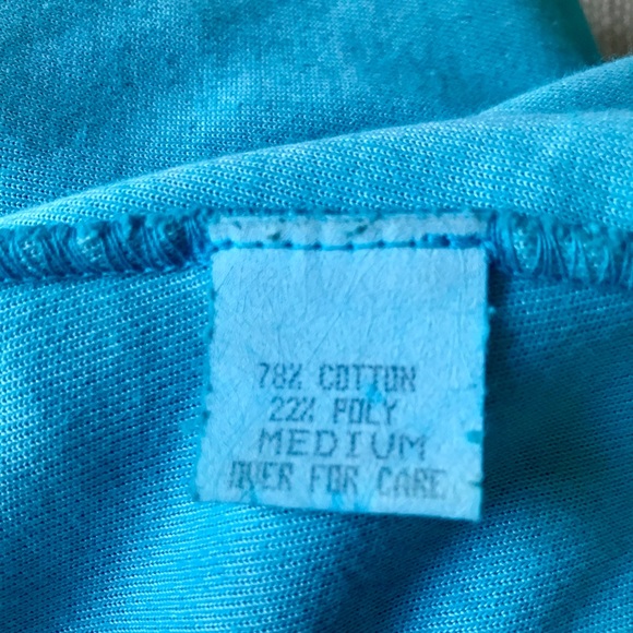 Ticci Cabana Aqua Blue Cover Up With Beads Size M - Picture 5 of 5